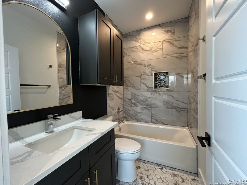 Furnished interior view inside a new home in , San Antonio (Image 43).