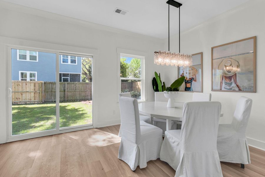Furnished interior view inside a new home in , Charleston (Image 16).