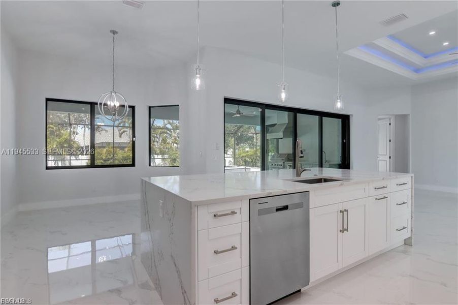 Furnished interior view inside a new home in , Cape Coral (Image 31).