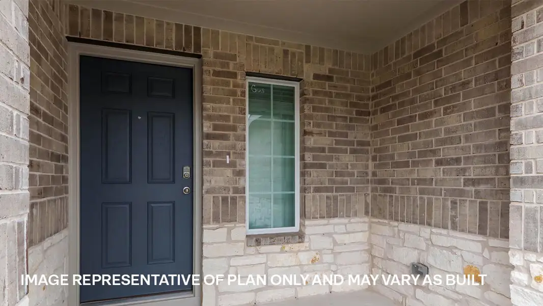 Exterior details and patio area of a home in Palomino, Manor (Image 2).