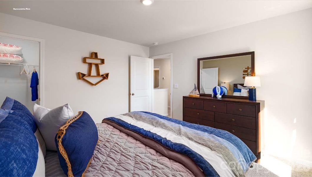 Furnished interior view inside a new home in Brandon Creek, Gastonia (Image 25).