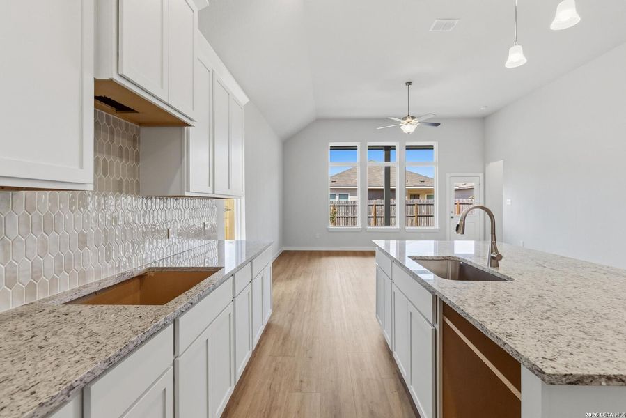 Furnished interior view inside a new home in Cordova Crossing, Seguin (Image 15).