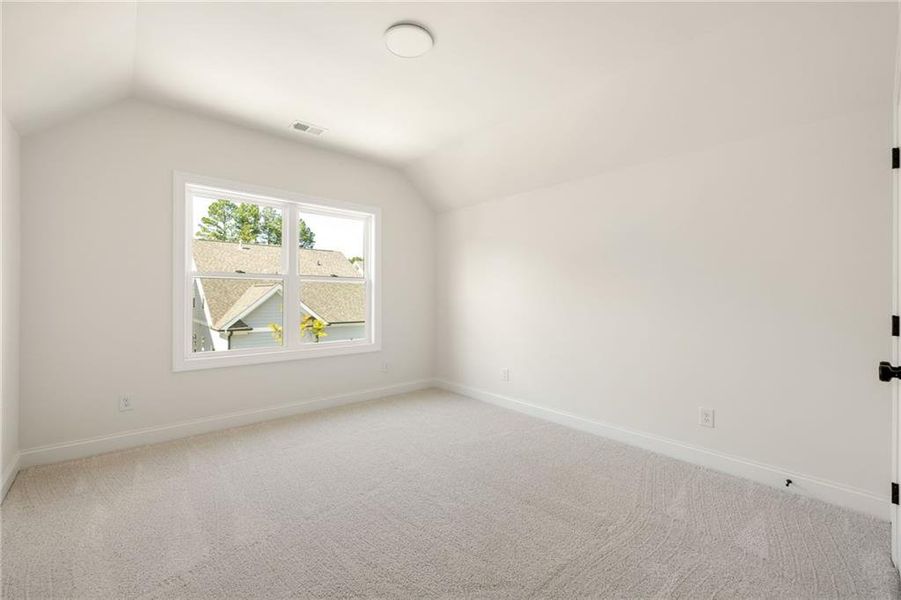 Spacious, unfurnished interior of a new home in Evanshire Single Family, Duluth (Image 18). Spacious, unfurnished interior of a new home in Evanshire Single Family, Duluth (Image 18).