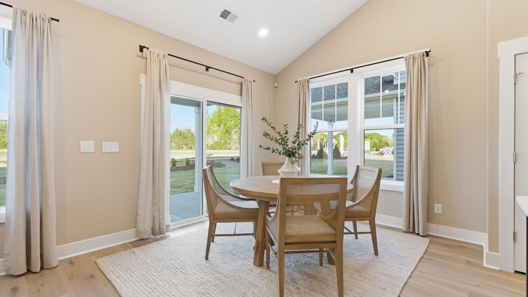 Representative furnished interior of a home built from the Cooper 3 by DRB Homes in Pelham Crossing Single Family Homes, Greenville (Image 15).