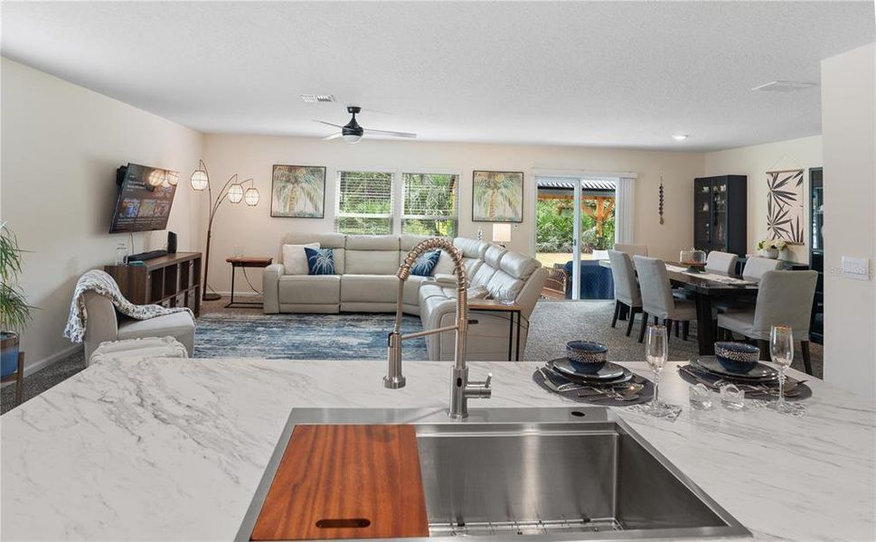 Furnished interior view inside a new home in Palm Coast Homesites, Palm Coast (Image 19).
