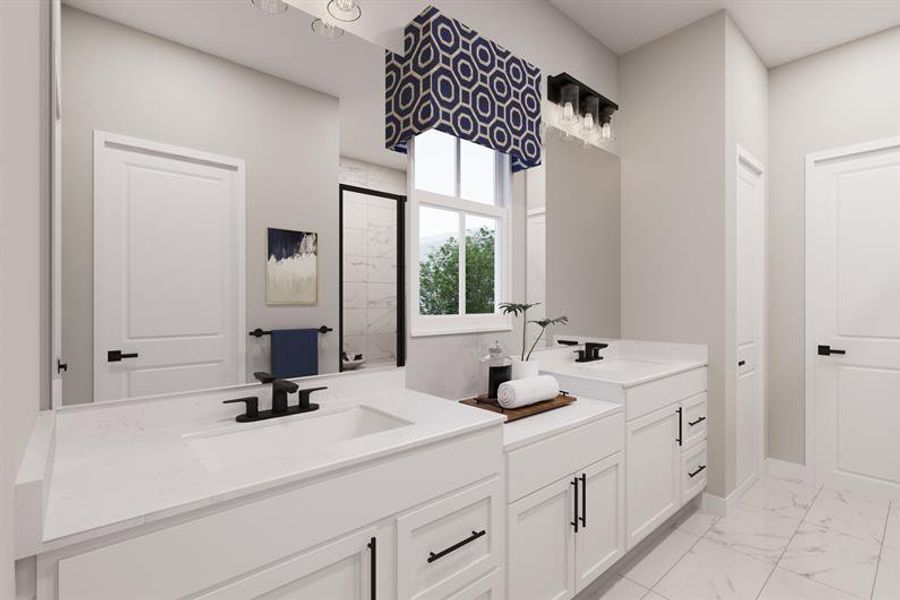 Representative furnished interior of a home built from the Silverleaf by Ryan Homes in Grande Dunes North Village, Longs (Image 10).