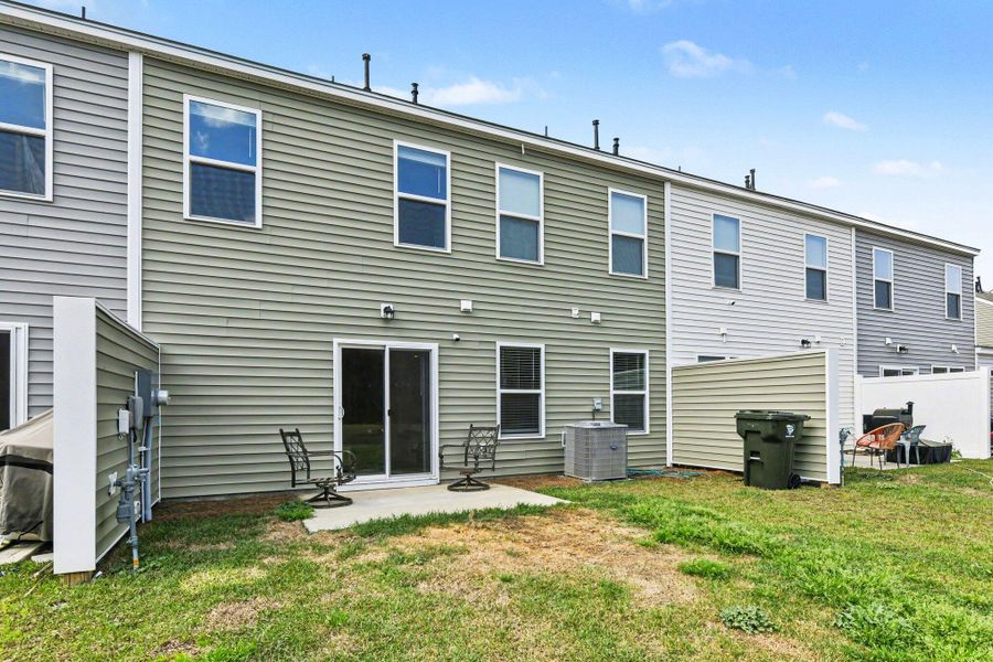 Exterior details and patio area of a home in , Summerville (Image 3).