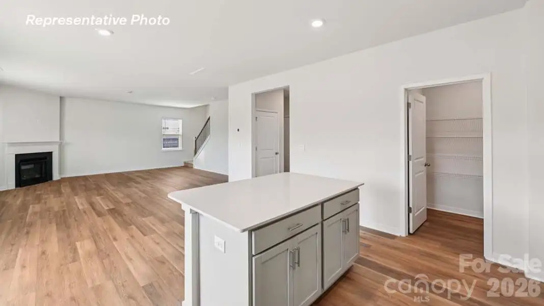 Furnished interior view inside a new home in Cardinal Creek, Charlotte (Image 4).