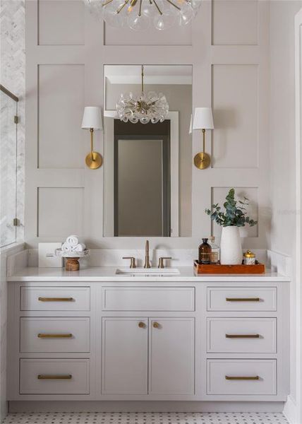 Furnished interior view inside a new home in , St. Petersburg (Image 23).