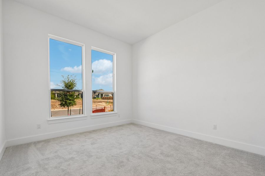 Spacious, unfurnished interior of a new home in Santa Rita Ranch, Liberty Hill (Image 26). Spacious, unfurnished interior of a new home in Santa Rita Ranch, Liberty Hill (Image 26).