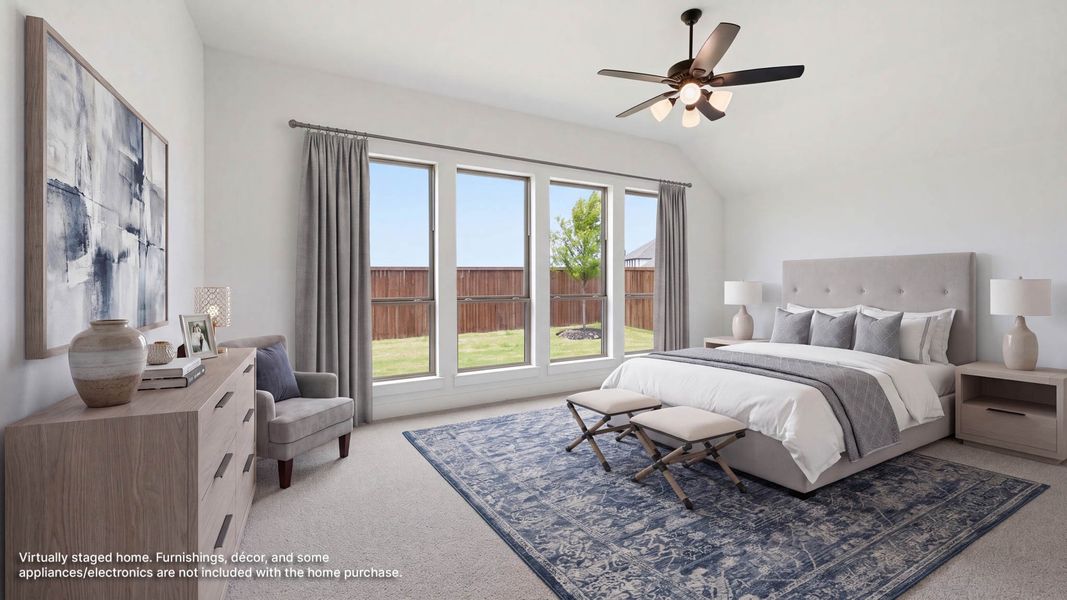 Furnished interior view inside a new home in Devonshire, Forney (Image 9). Furnished interior view inside a new home in Devonshire, Forney (Image 9).