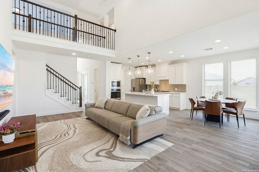 Furnished interior view inside a new home in Kallison Ranch, San Antonio (Image 13).
