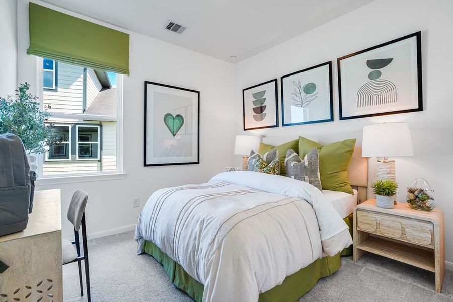 Furnished interior view inside a new home in Mason Woods, Cypress (Image 16).