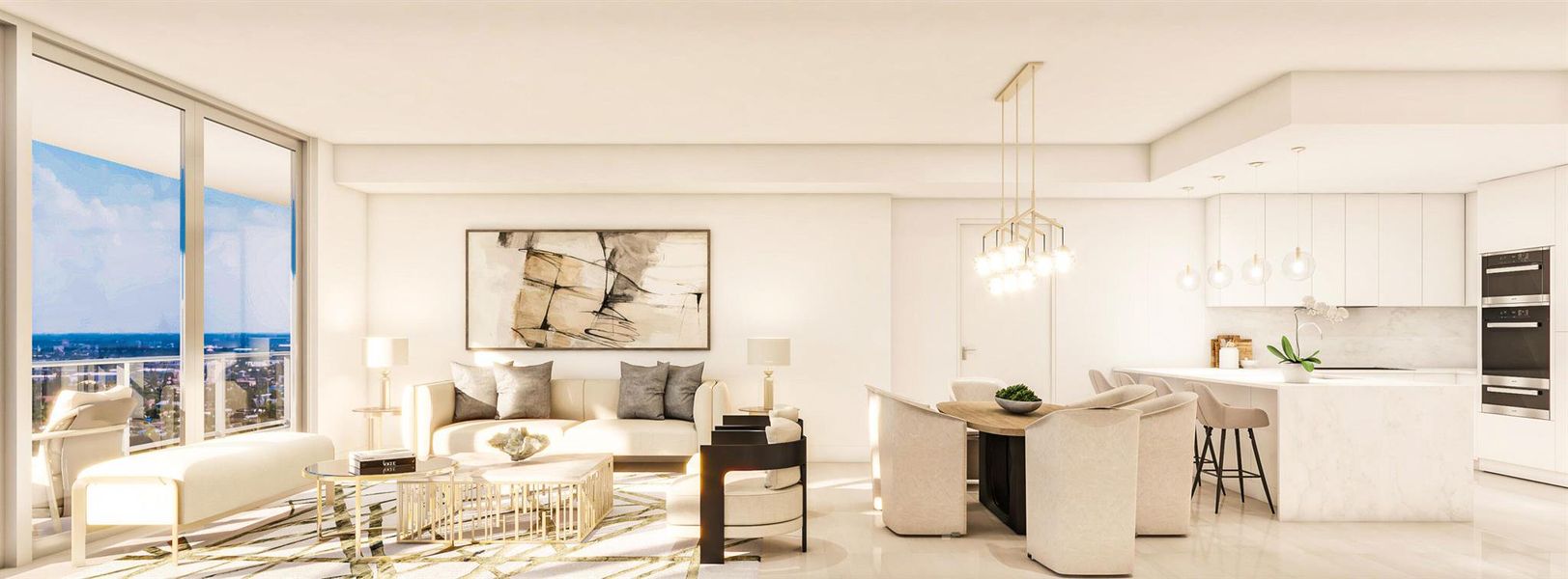 Furnished interior view inside a new home in Nautilus 220, Lake Park (Image 12).