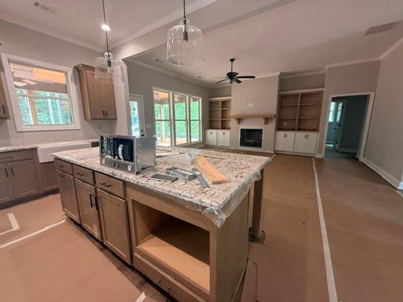 In-progress construction of a new home in , Temple, GA (Image 7).