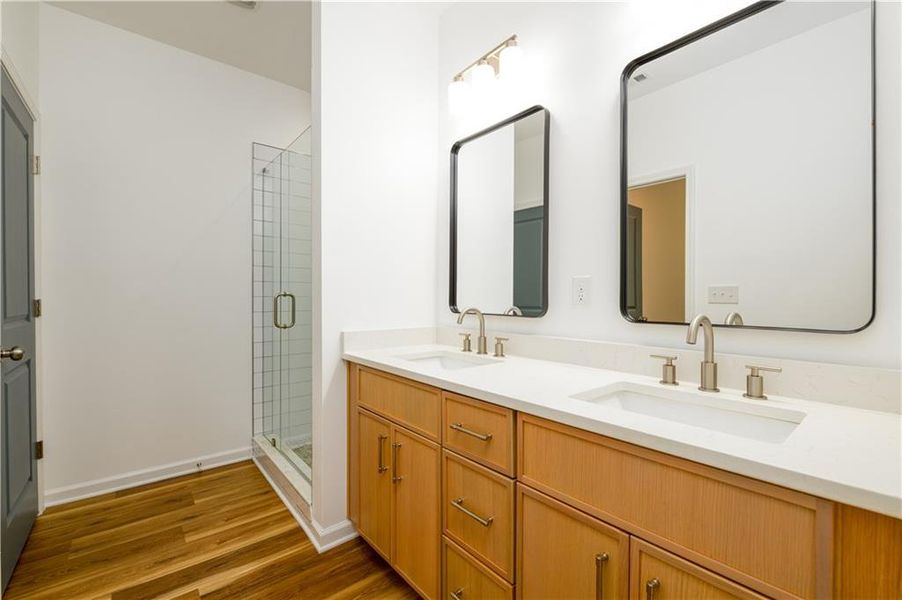 Furnished interior view inside a new home in , Atlanta (Image 7).