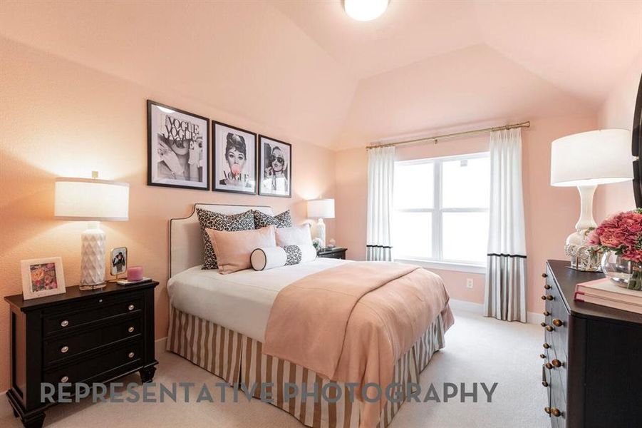 Furnished interior view inside a new home in Star Trail, Prosper (Image 7).