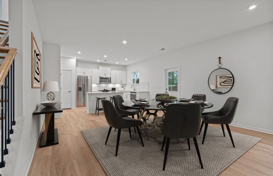 Furnished interior view inside a new home in Briarwood Reserve, Spartanburg (Image 13).