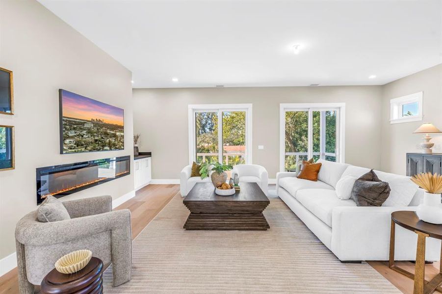 Furnished interior view inside a new home in , St. Petersburg (Image 49).