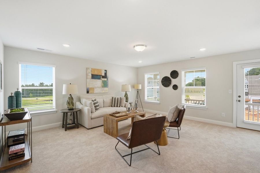 Furnished interior view inside a new home in Waterford Commons, Rock Hill (Image 15). Furnished interior view inside a new home in Waterford Commons, Rock Hill (Image 15).