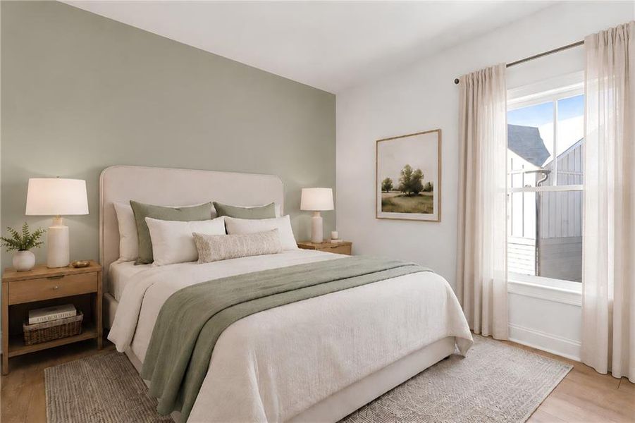 Furnished interior view inside a new home in Stillwood, Hapeville (Image 9).