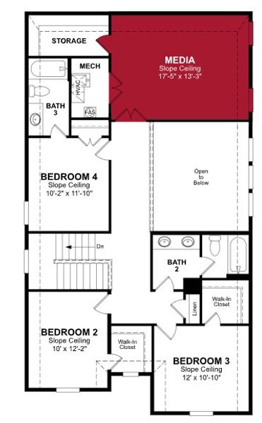 2D floor plan layout of this home in Wildflower Ranch, Justin, TX (Image 3). 2D floor plan layout of this home in Wildflower Ranch, Justin, TX (Image 3).