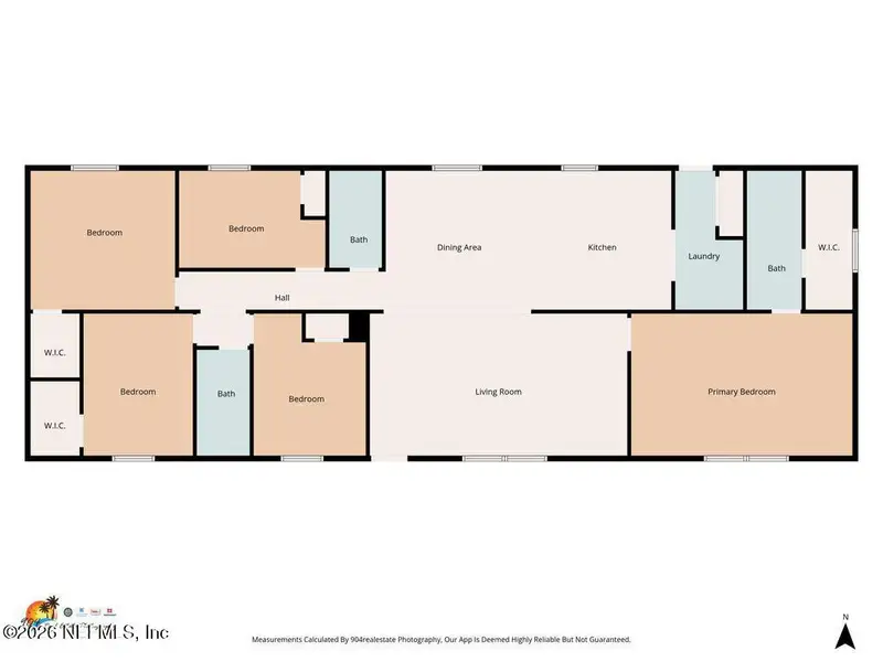 2D floor plan layout of this home in , Middleburg, FL (Image 3).