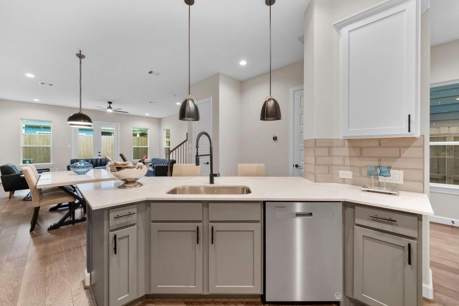 Furnished interior view inside a new home in , Houston (Image 11).