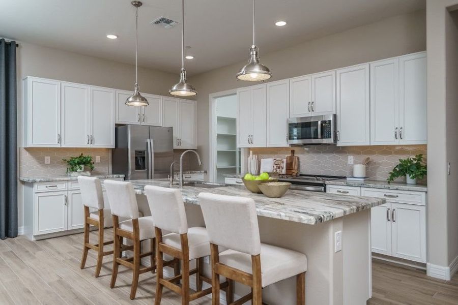 Furnished interior view inside a new home in The Ridge at Sienna Hills, Buckeye (Image 5).