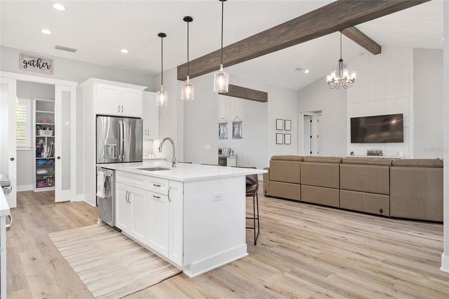 Furnished interior view inside a new home in , Oxford (Image 47).