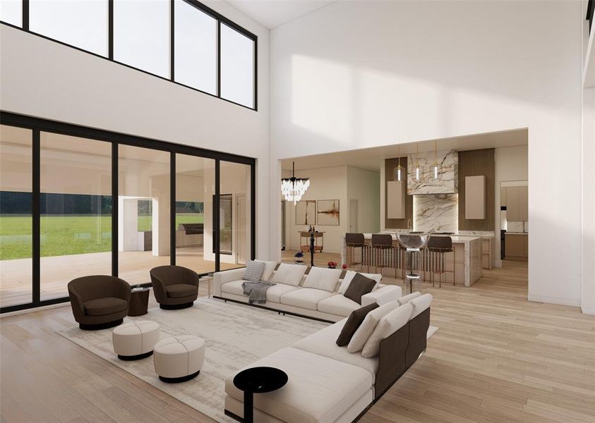 Furnished interior view inside a new home in , Frisco (Image 5).