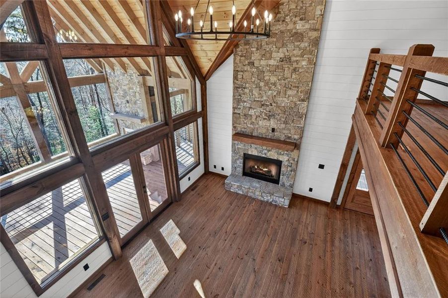 Spacious, unfurnished interior of a new home in , Ellijay (Image 31).