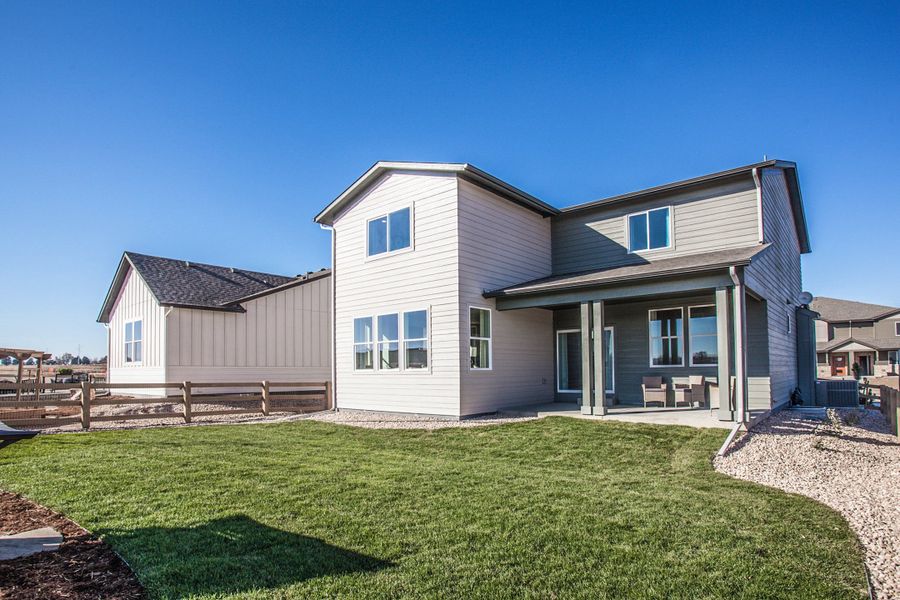 Representative exterior details of a home built from the Rowling by Hartford Homes in Trailside, Timnath (Image 33).