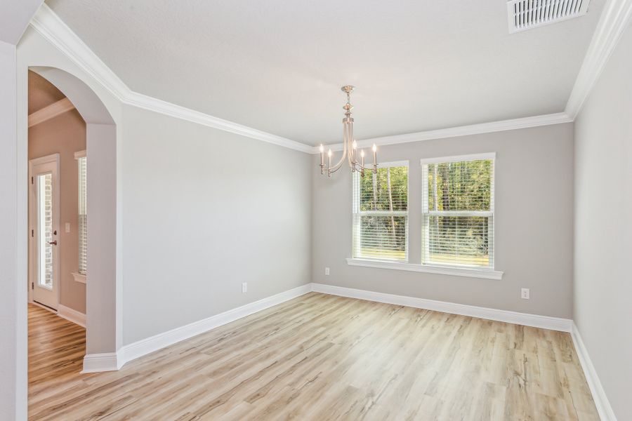 Representative unfurnished interior of a home built from the The Turquoise by Herbst Homes in Walther Reserve, Milton (Image 100).