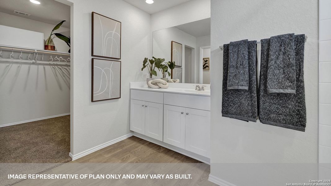 Furnished interior view inside a new home in Navarro Fields, Seguin (Image 25).