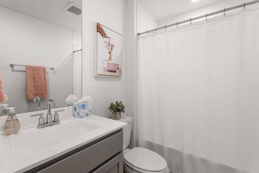 Upstairs guest bathroom Upstairs guest bathroom