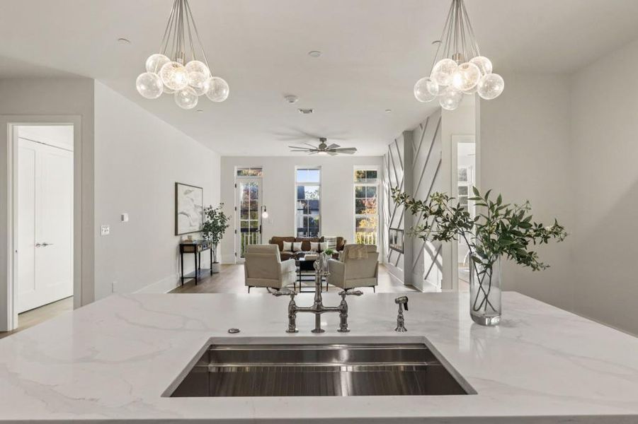 Furnished interior view inside a new home in , Alpharetta (Image 6).