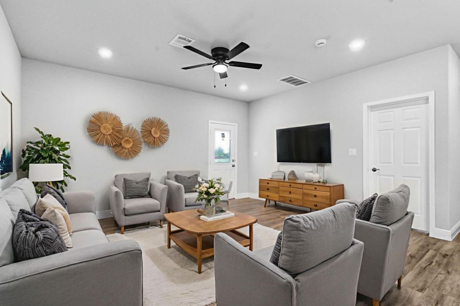 Furnished interior view inside a new home in , Cleveland (Image 15). Furnished interior view inside a new home in , Cleveland (Image 15).