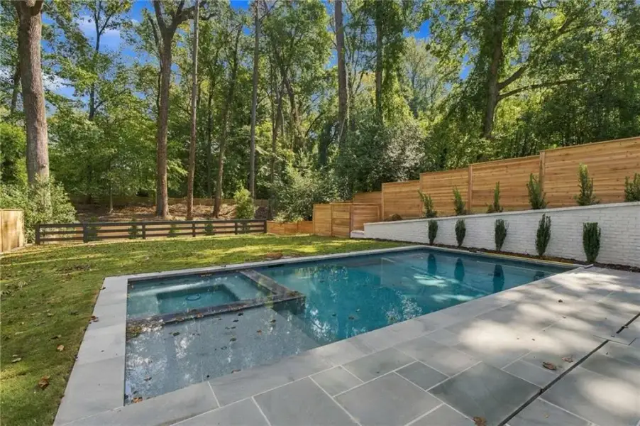 Exterior details and patio area of a home in , Atlanta (Image 39).