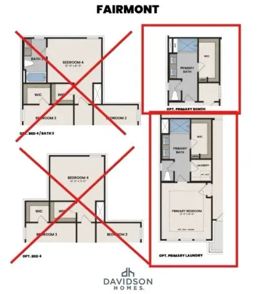 2D floor plan layout of this home in Bradshaw Farms, Mount Juliet, TN (Image 5).
