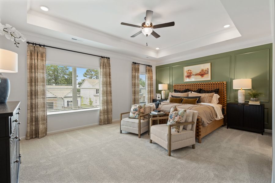 Furnished interior view inside a new home in Wind Haven, Ooltewah (Image 11).