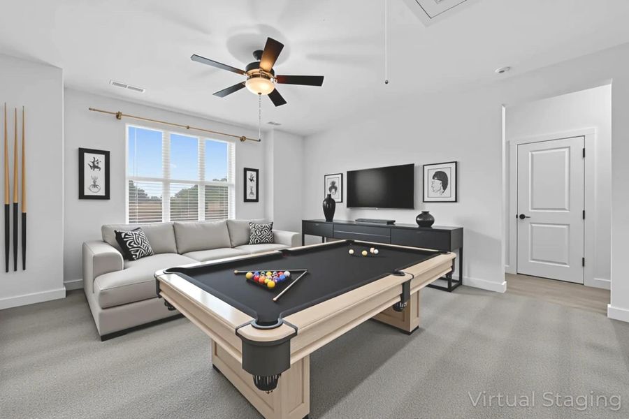 Furnished interior view inside a new home in , Richmond (Image 14). Furnished interior view inside a new home in , Richmond (Image 14).