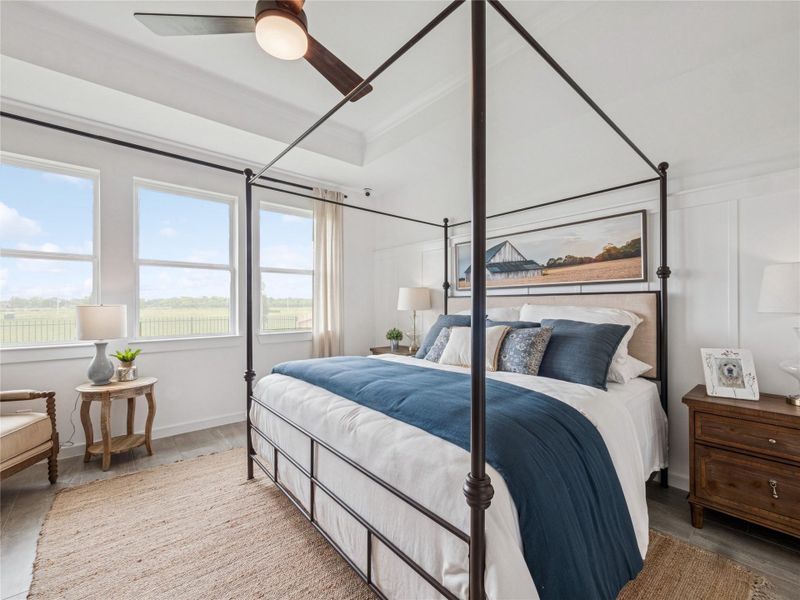 Spacious primary suite (*Photo not of actual home and used for illustration purposes only.)