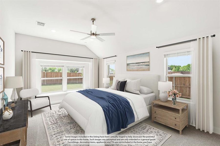 Furnished interior view inside a new home in Liberty, Melissa (Image 19). Furnished interior view inside a new home in Liberty, Melissa (Image 19).
