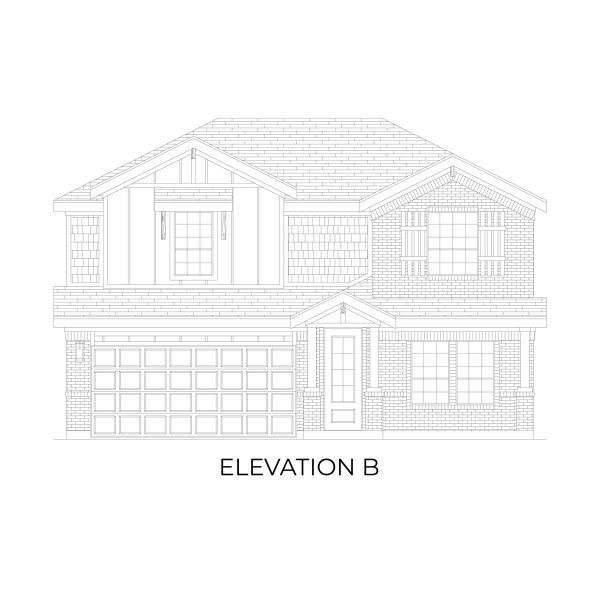Representative rendering of the exterior for the Reagan F by First Texas Homes (Image 4). Representative rendering of the exterior for the Reagan F by First Texas Homes (Image 4).