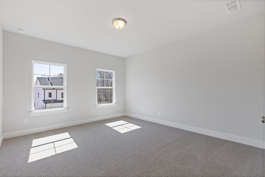 Representative unfurnished interior of a home built from the Danbury by Crawford Creek Communities in Red Bird Manor, Jefferson (Image 52).