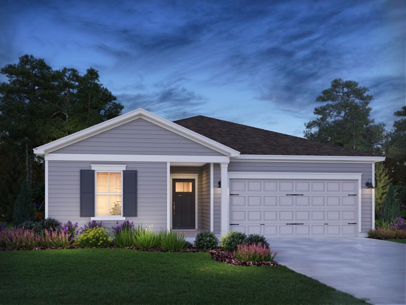 Representative exterior photo of a completed home built from the Chandler by Meritage Homes in Briarcreek - Legacy Series, Cane Ridge, TN (Image 2).