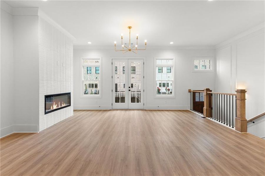 Spacious, unfurnished interior of a new home in , Sugar Hill (Image 39).