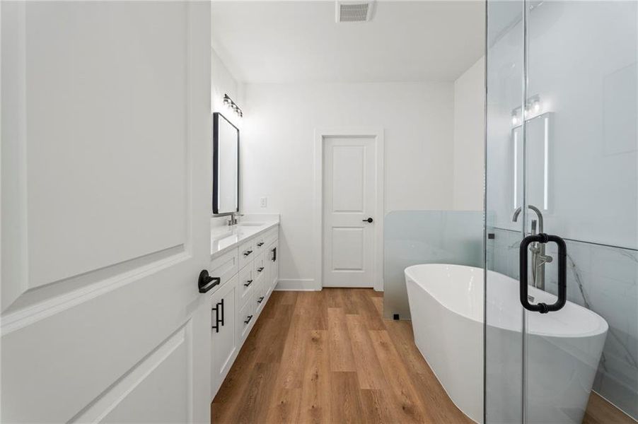 Furnished interior view inside a new home in , Stockbridge (Image 10).