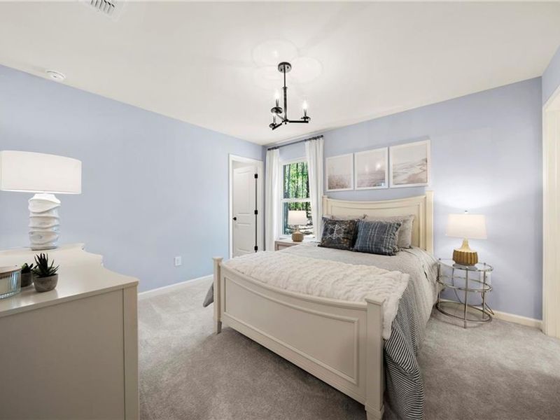 Furnished interior view inside a new home in Riverwood, Dallas (Image 41).